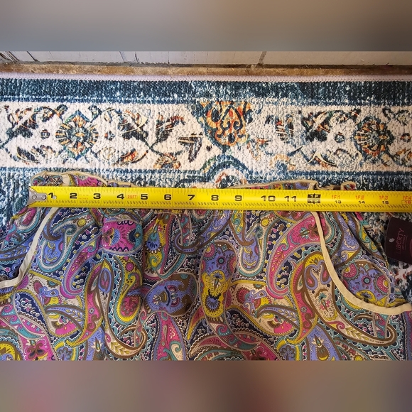 NWT Peek Paisley Girls Skirt with Pockets and Elastic Waist, Size 3XL/14 - Picture 10 of 11